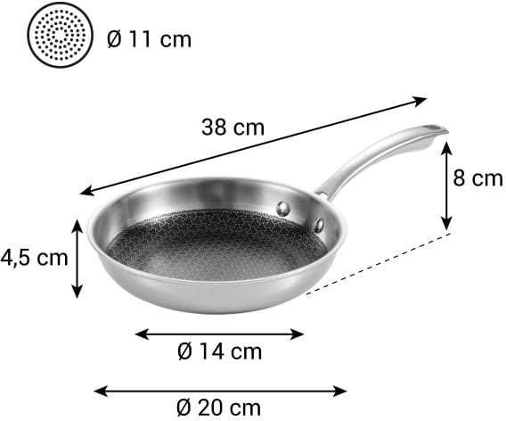 Фото - Сковорода универсальная tescoma SteelCRAFT 20 см (780550)