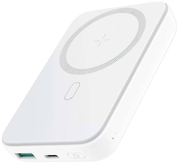 Фото - Батарея мобильная Joyroom Magnetic Wireless 10000mAh JR-W020 20W QC USB-C In/Out White (6941237119698)