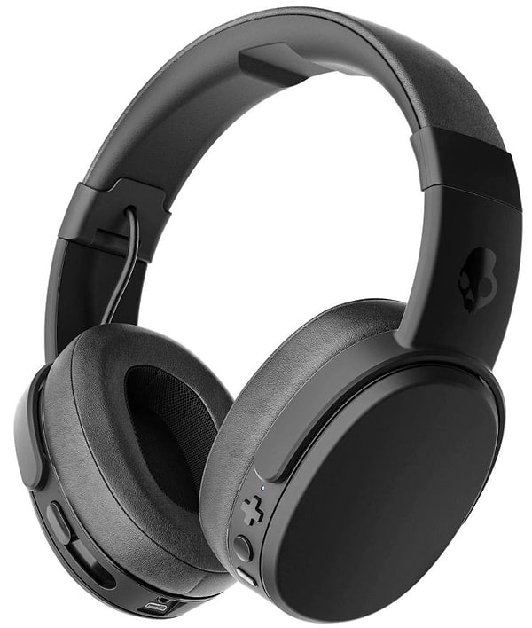 Фото - Навушники повнорозмірні бездротові Skullcandy Crusher BT Black/Coral (S6CRW-K591)