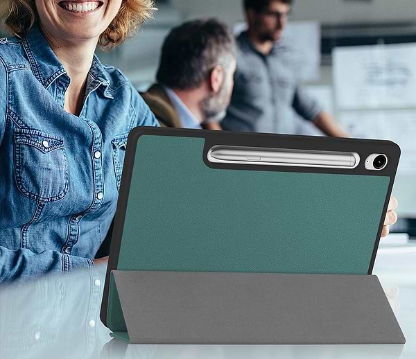 Фото - Чехол для планшета BeCover Flexible TPU Mate for Samsung Galaxy Tab S9 (SM-X710/SM-X716)/S9 FE (SM-X510/SM-X516B) 11.0" Dark Green (712529)