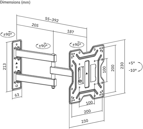 Фото - Крепление для телевизора Logan Sky7