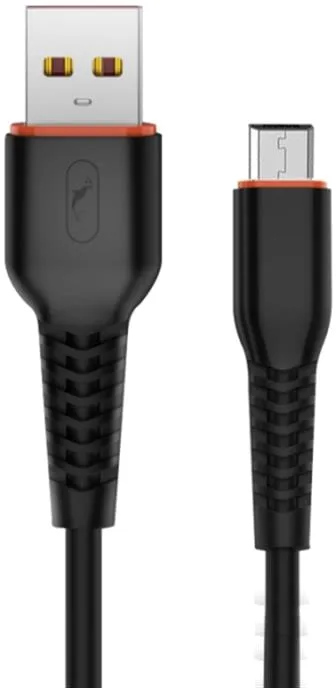 Кабель SkyDolphin S54V Soft USB - microUSB 1 м Black (USB-000432)
