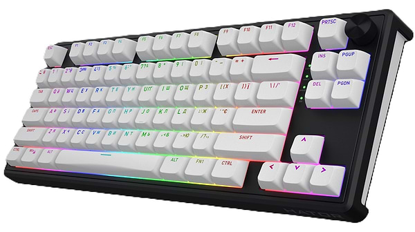Фото - Клавиатура беспроводная игровая Hator Skyfall 80 wireless Black-White (HTK3180UA)