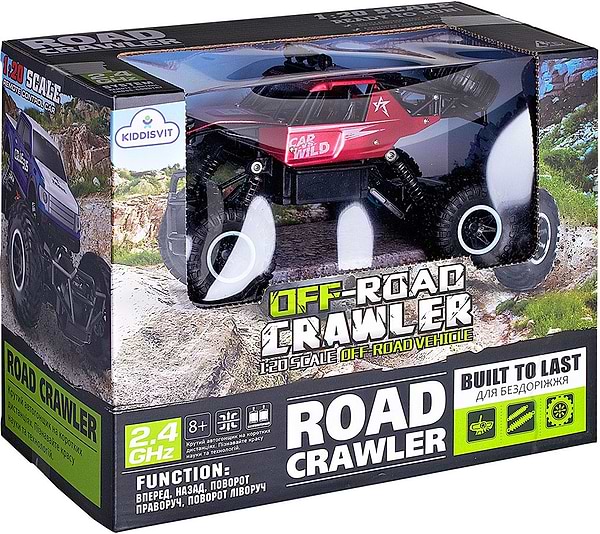 Фото - Радіокерована машинка 1:20 Sulong Toys Off-Road Crawler – Car VS Wild (красный, аккум. 3,6V, метал. корпус) (SL-109AR)