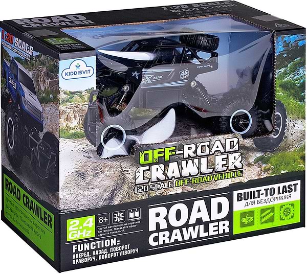 Фото - Радіокерована машинка 1:20 Sulong Toys Off-Road Crawler – Rock Sport (черный, аккум. 3,6V, метал. корпус) (SL-110AB)