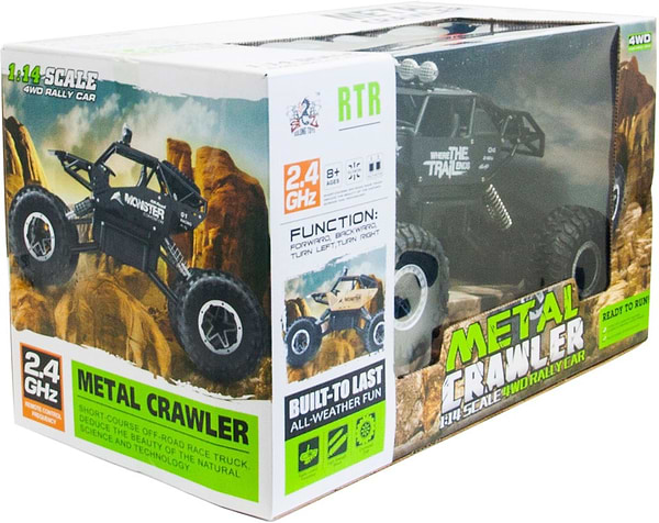 Фото - Радіокерована машинка
Sulong Toys Off-Road Crawler – Where The Trail Ends (матов.черн., аккум.7.2V, мет.корпус) (SL-121RHMBl)