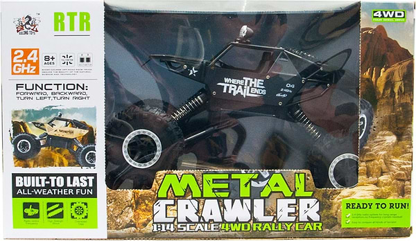 Фото - Радіокерована машинка
Sulong Toys Off-Road Crawler – Where The Trail Ends (матов.черн., аккум.7.2V, мет.корпус) (SL-121RHMBl)