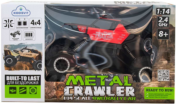 Фото - Радіокерована машинка
Sulong Toys WHERE THE TRAIL ENDS (червоний, акум. 7.2V, метал. корпус, 1:14) (SL-121RHMR)