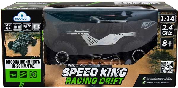 Фото - Радіокерована машинка
 Sulong Toys SPEED KING (сірий, метал. корпус, акум. 6V, 1:14)