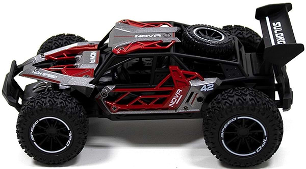 Фото - Радіокерована машинка Sulong Toys METAL CRAWLER з р/к - NOVA (сіро-червоний, метал. корпус, акум.3,7V, 1:16) (SL-231RHGR)