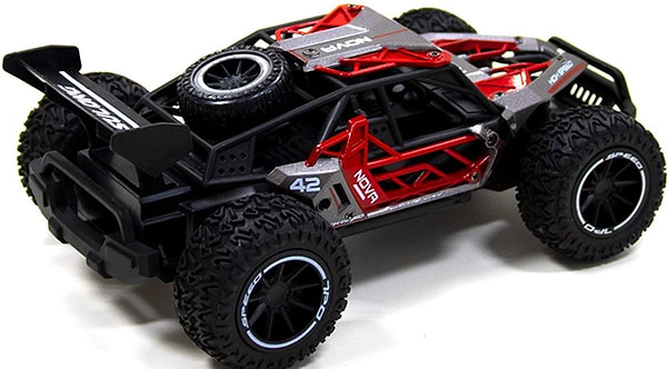 Фото - Радіокерована машинка Sulong Toys METAL CRAWLER з р/к - NOVA (сіро-червоний, метал. корпус, акум.3,7V, 1:16) (SL-231RHGR)