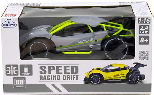 Фото - Радіокерована машинка Sulong Toys Автомобіль SPEED RACING DRIFT з р/к - AEOLUS (сірий, акум.3,7V, 1:16) (SL-284RHG)