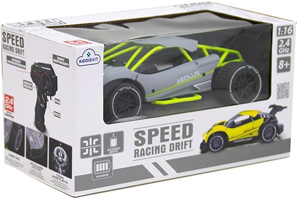 Фото - Радіокерована машинка Sulong Toys Автомобіль SPEED RACING DRIFT з р/к - AEOLUS (сірий, акум.3,7V, 1:16) (SL-284RHG)