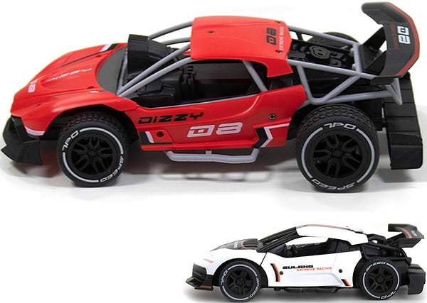 Фото - Радіокерована машинка Sulong Toys GESTURE SENSING з р/к та з сенсорним керуванням - DIZZY (червоний, акум.3,7V, 1:16) (SL-285RHR)