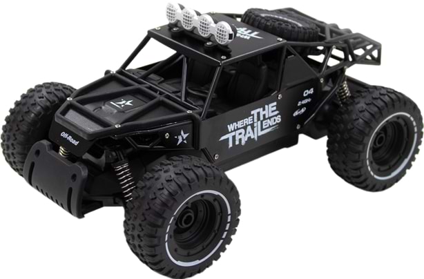 Радиоуправляемая машинка Sulong Toys OFF-ROAD CRAWLER на р/у – RACE (матовый черный, металл. корпус, аккум.6V, 1:14) (SL-309RHMBl)