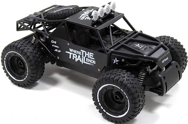 Фото - Радиоуправляемая машинка Sulong Toys OFF-ROAD CRAWLER на р/у – RACE (матовый черный, металл. корпус, аккум.6V, 1:14) (SL-309RHMBl)