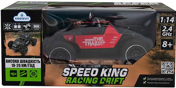 Фото - Радіокерована машинка
 Sulong Toys OFF-ROAD CRAWLER з р/к - RACE (матовий червоний, метал. корпус, акум.6V, 1:14) (SL-309RHMR)