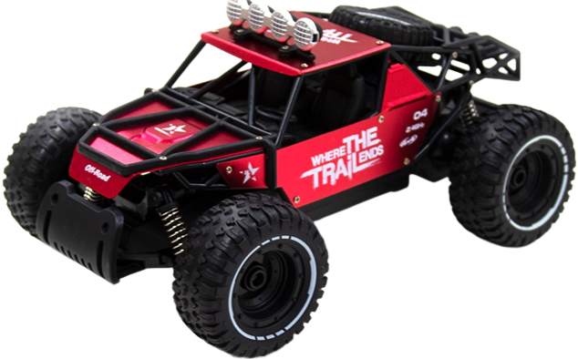 Радиоуправляемая машинка Sulong Toys OFF-ROAD CRAWLER на р/у – RACE (матовый красный, металл. корпус, аккум.6V, 1:14) (SL-309RHMR)