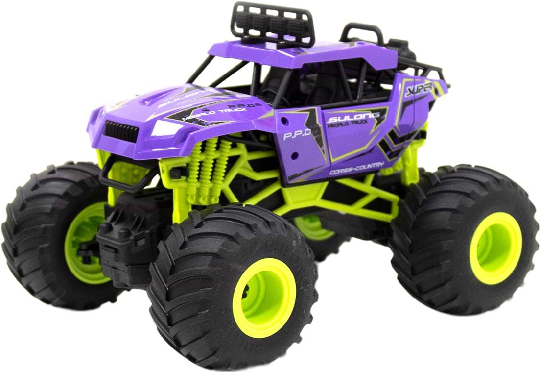 Радіокерована машинка Sulong Toys BIGFOOT OFF-ROAD з р/к – VIOLET (1:16, 27 МГц (MHz)) (SL-358RHV) - Фото 1