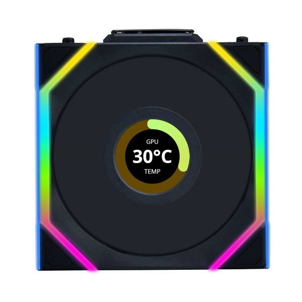Корпусный вентилятор Lian Li UNI Fan SL WIRELESS LCD 120-1 Black (G99.12SLLCD1W1B.00)