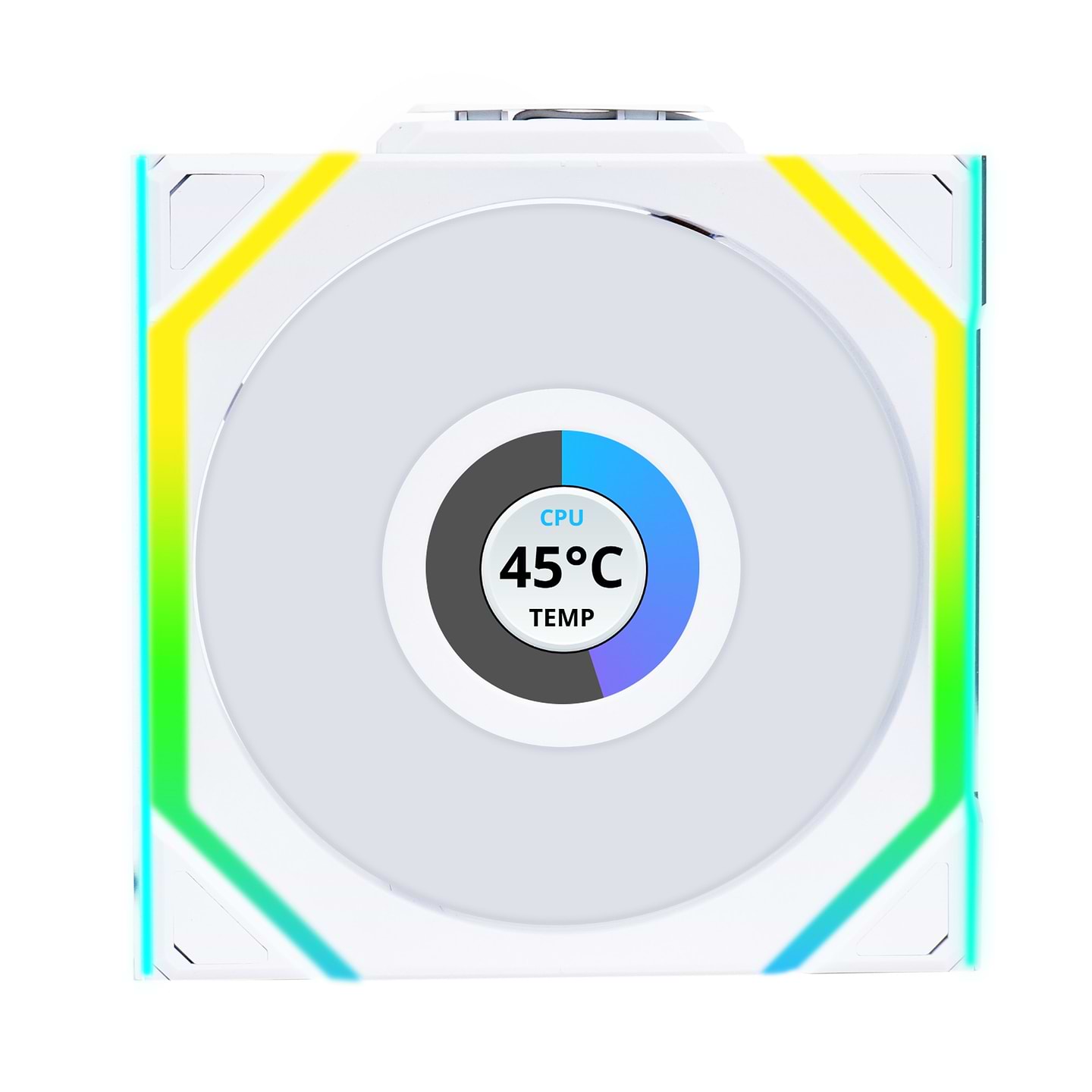 Корпусный вентилятор Lian Li UNI Fan SL WIRELESS LCD 120-1 White (G99.12SLLCD1W1W.00)