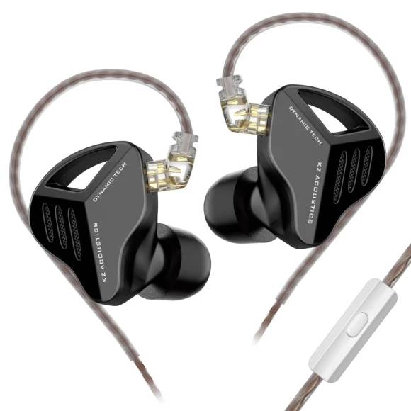 Навушники вкладиші дротові Knowledge Zenith Zenith ZVX Mic Black