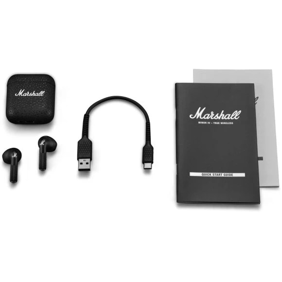 Фото - Наушники вкладыши беспроводные TWS Marshall Minor IV Black (1006653)