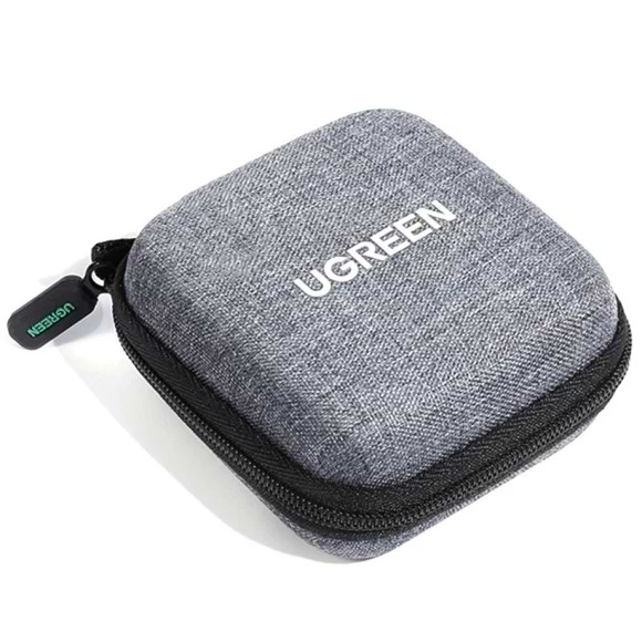 Чохол для навушників UGREEN LP128 Earphone Carrying Case Gray (70577) - Фото 1