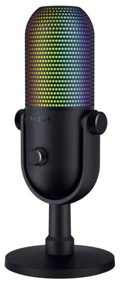 Фото - Микрофон для компьютера проводной Razer Seiren V3 Chroma (RZ19-05060100-R3M1)
