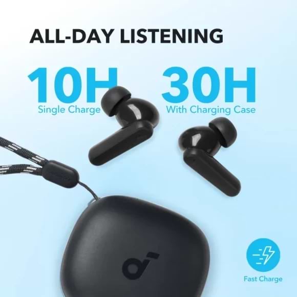 Фото - Навушники вкладиші бездротові TWS Anker SoundCore R50i Black (A3949G11)