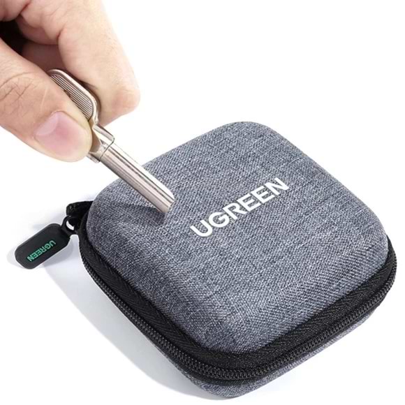Фото - Чохол для навушників UGREEN LP128 Earphone Carrying Case Gray (70577)