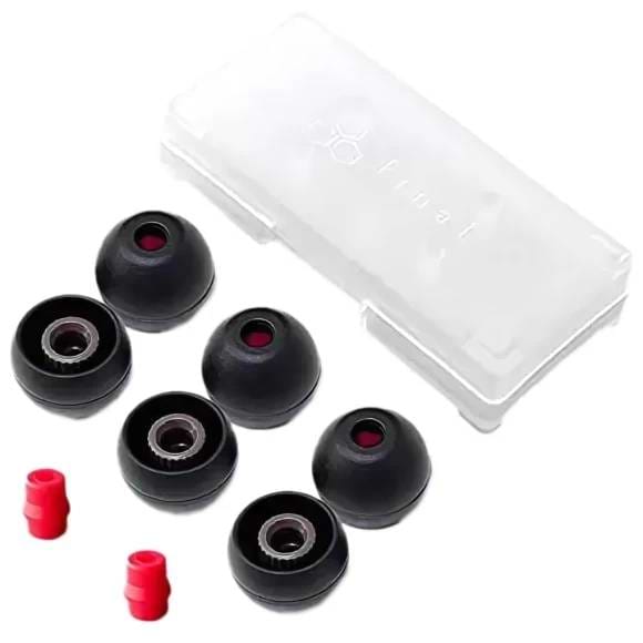 Амбушюр для навушників Final Audio Earpiece Type E Black Size L 3 шт. (FI-EPEBLBL2L4_EN) - Фото 1