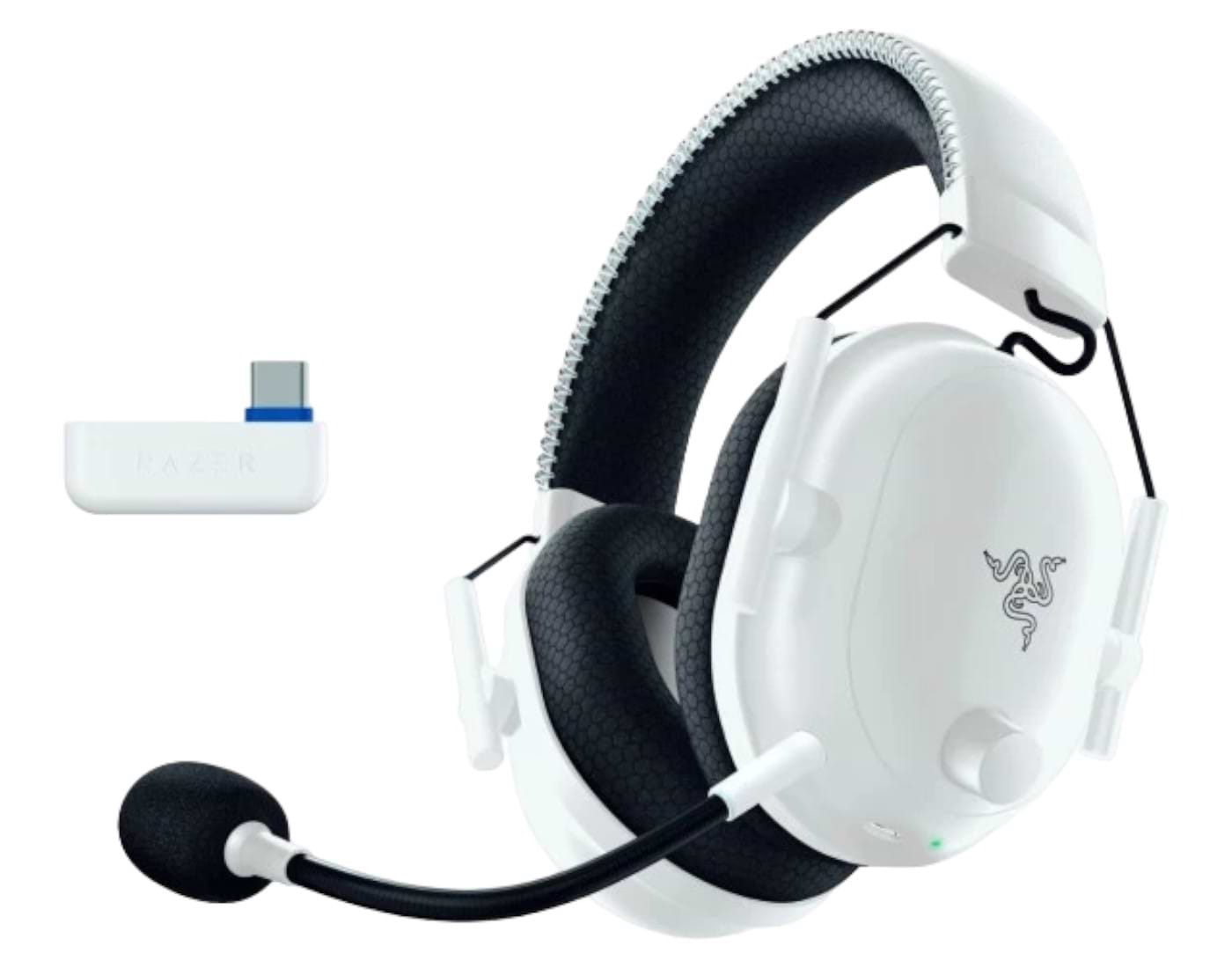Гарнитура беспроводная игровая Razer BlackShark V2 Pro for PS5, white (RZ04-04530600-R3G1) - Фото 1