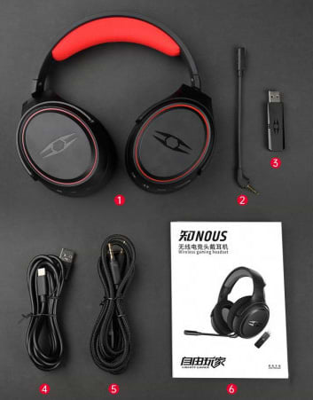 Фото - Гарнитура беспроводная игровая Takstar Nous Black