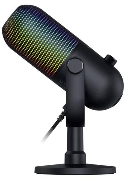 Фото - Микрофон для компьютера проводной Razer Seiren V3 Chroma (RZ19-05060100-R3M1)