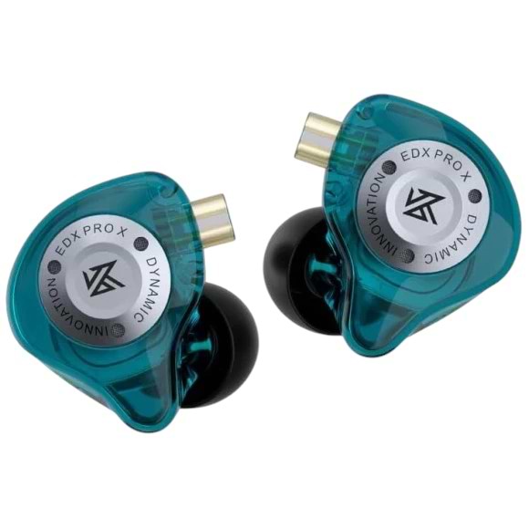 Фото - Уцінка - Навушники вкладиші дротові Knowledge Zenith EDX Pro X Cyan Mic