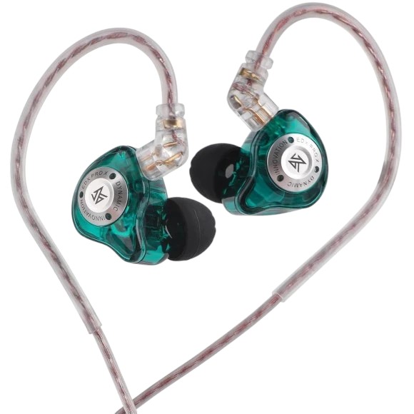 Фото - Уцінка - Навушники вкладиші дротові Knowledge Zenith EDX Pro X Cyan Mic