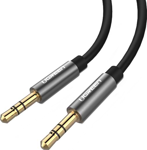 Кабель 3.5 мм -3.5 мм UGREEN AV119 3.5 mm to 3.5 mm Audio Cable, 3 m Black (10736) - Фото 1
