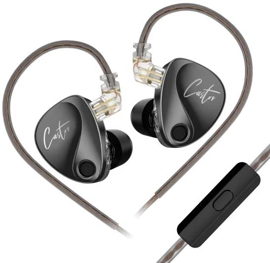 Фото - Наушники вкладыши проводные Knowledge Zenith Castor Mic Black