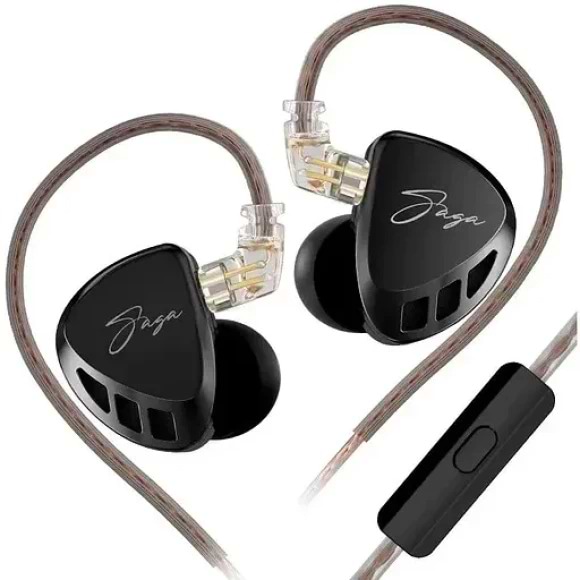 Фото - Наушники вкладыши проводные Knowledge Zenith Saga Balanced Version Black Mic