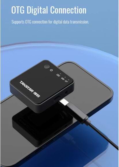 Фото - Микрофон для видеокамеры Takstar V1 Dual Wireless Video Microphone for Apple