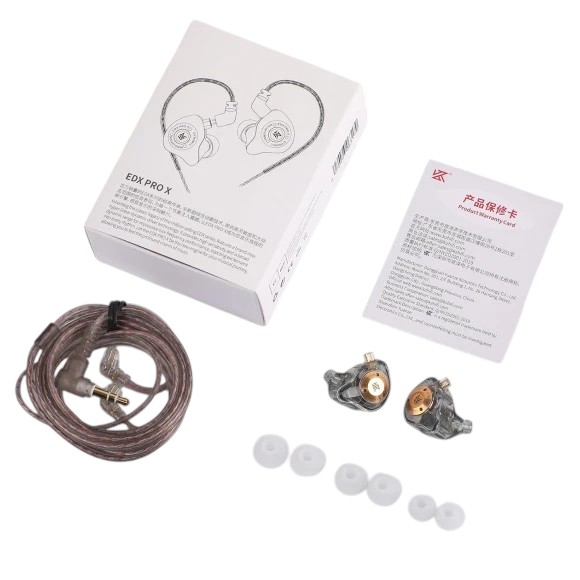 Фото - Навушники вкладиші дротові Knowledge Zenith EDX Pro X Grey Mic