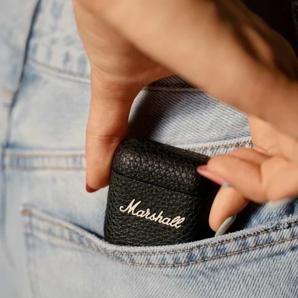 Фото - Наушники вкладыши беспроводные TWS Marshall Minor IV Black (1006653)