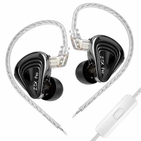 Навушники вкладиші дротові Knowledge Zenith ZSX PRO Black Mic