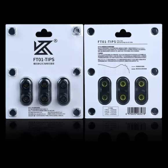 Фото - Амбушюр для навушників Knowledge Zenith FT01 Memory Foam (3 pairs) Black