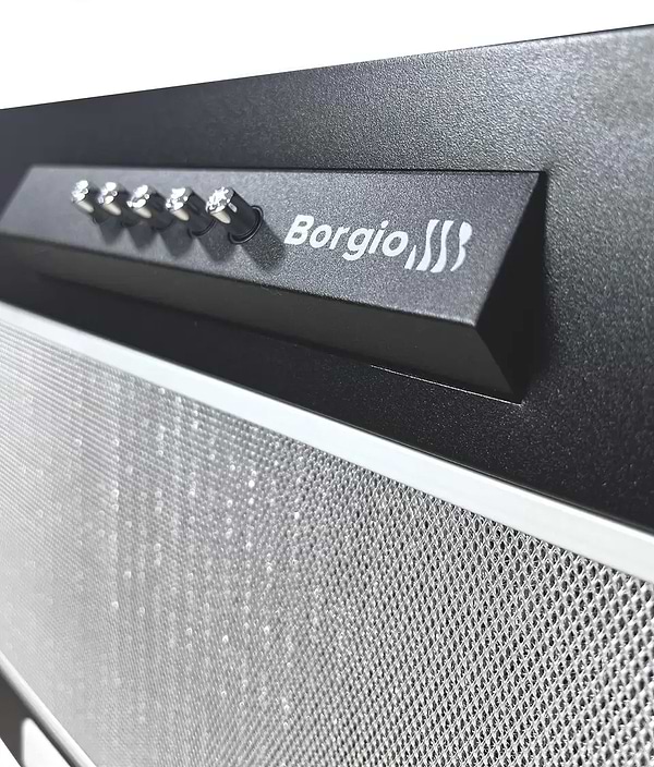 Фото - Вытяжка встраиваемая Borgio Slim-Box 52 Black Eco