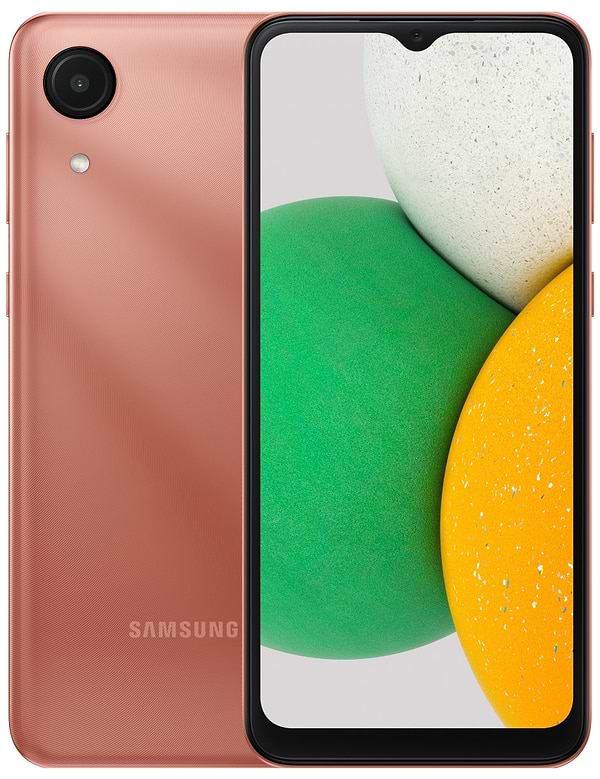 Фото - Смартфон Samsung Galaxy A03 Core 2/32Gb Copper (SM-A032FZCDSEK)