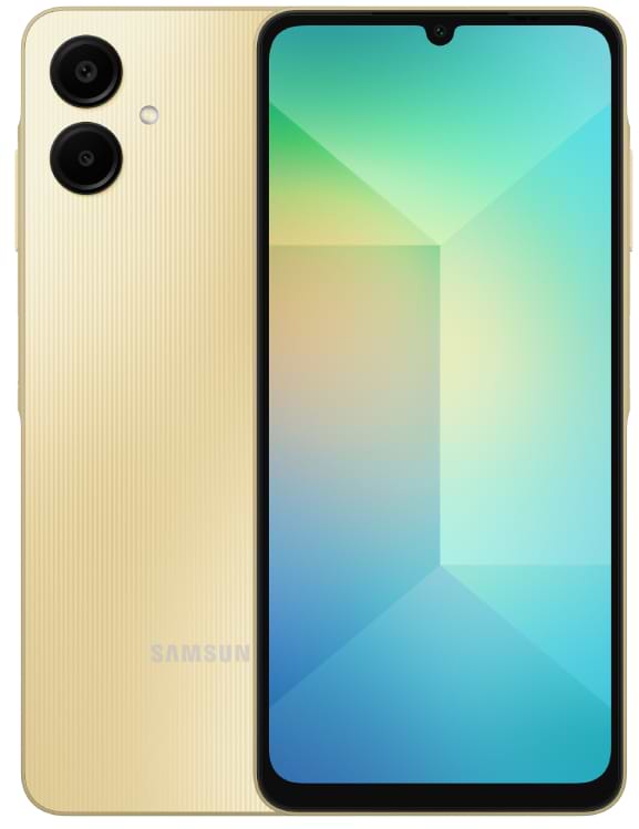 Смартфон Samsung Galaxy A06 4/128Gb Gold (SM-A065FZDGSEK) - Фото 1
