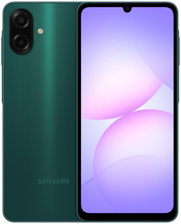 Смартфон Samsung Galaxy A07 4/128Gb Green (SM-A075FZGGSEK) - Фото 1