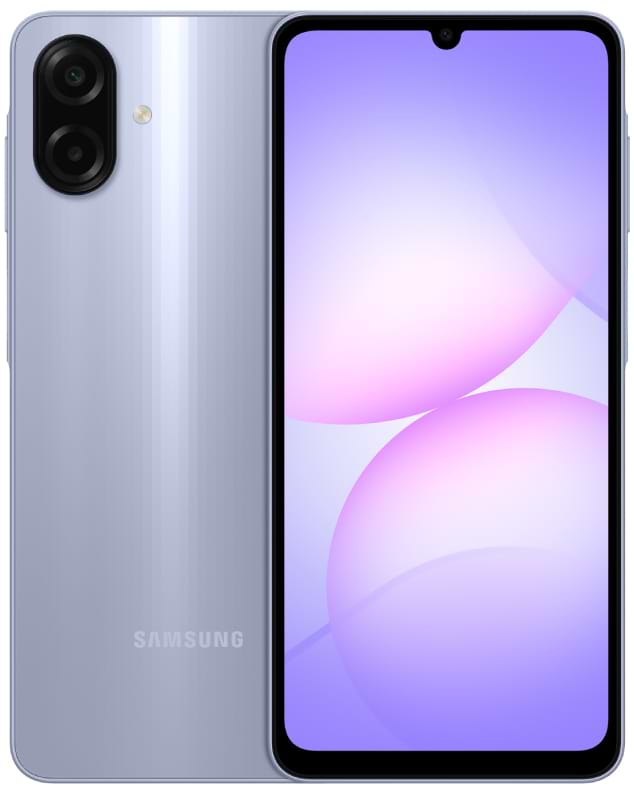 Смартфон Samsung Galaxy A07 4/128Gb Light Violet (SM-A075FLVGSEK) - Фото 1